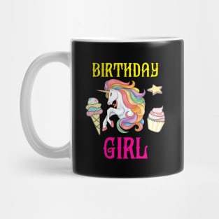 Birthday Girl Unicorn Lovers Gift Idea Mug